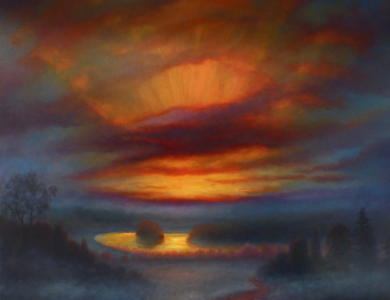 Richmond Sunset, 2020 af Lee Campbell