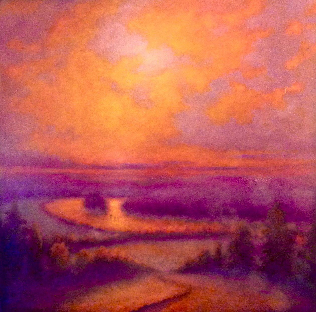Thames Glow, 2023 af Lee Campbell