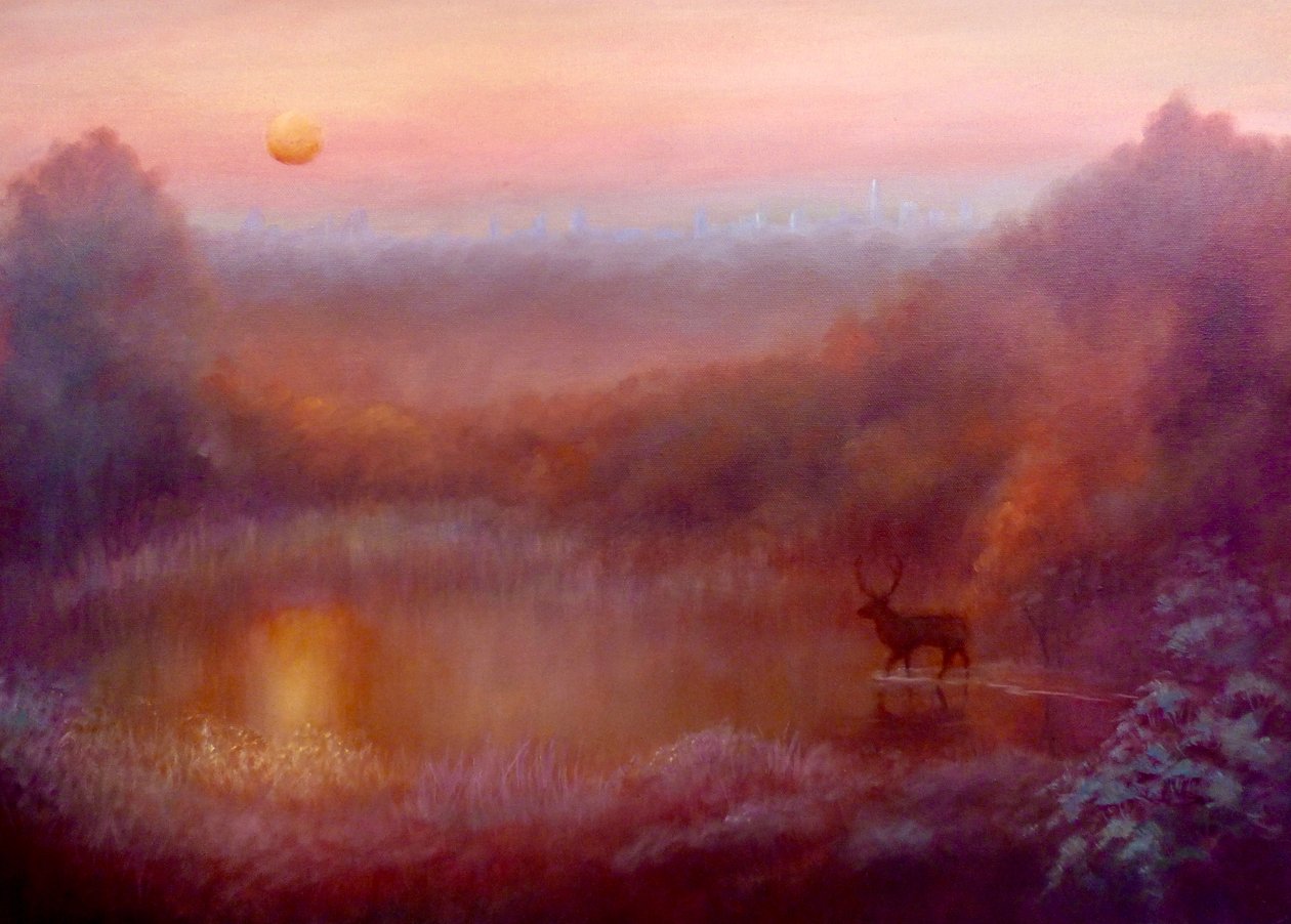Udsigt over byen, 2019 af Lee Campbell