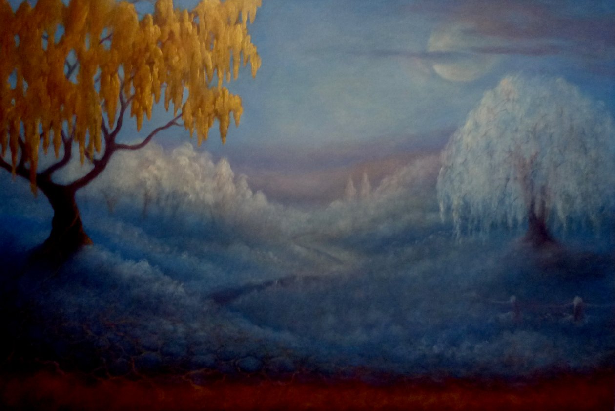 Winter Reverie, 2024 (olie på lærred) af Lee Campbell