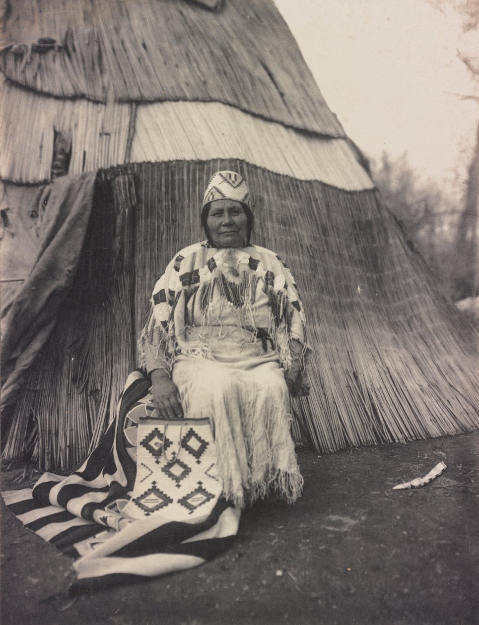 Edna Kash-kash, en Cayuse indisk kvinde af Lee Moorhouse