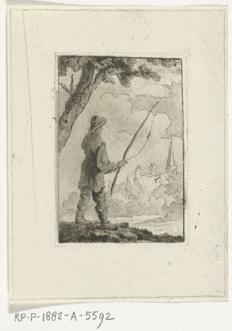 Lystfisker af Leendert Brasser