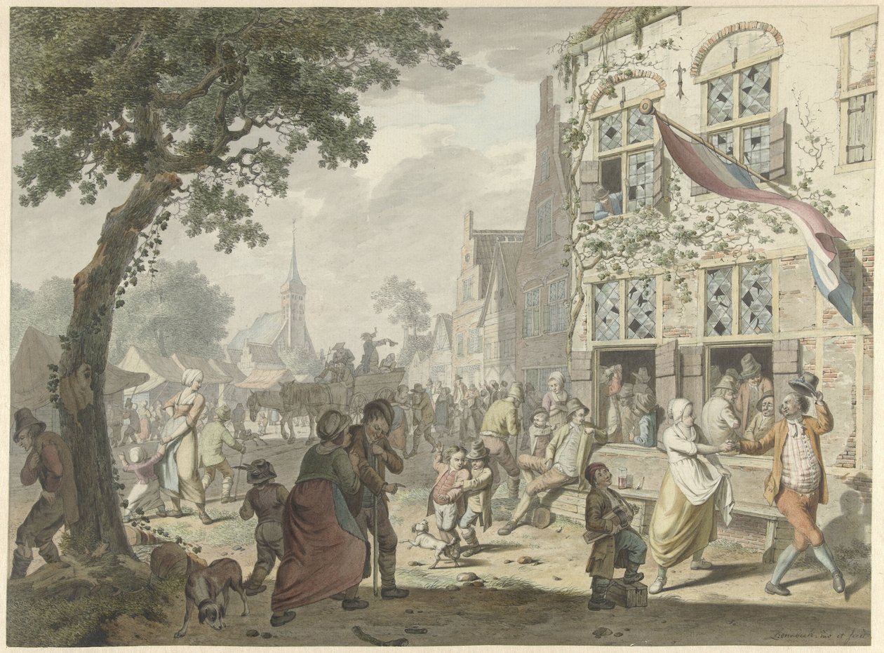landsbymesse af Leendert Overbeek