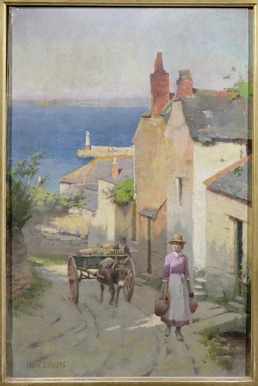 Newlyn fra bunden af Adit Lane, 1886-94 af Leghe Suthers