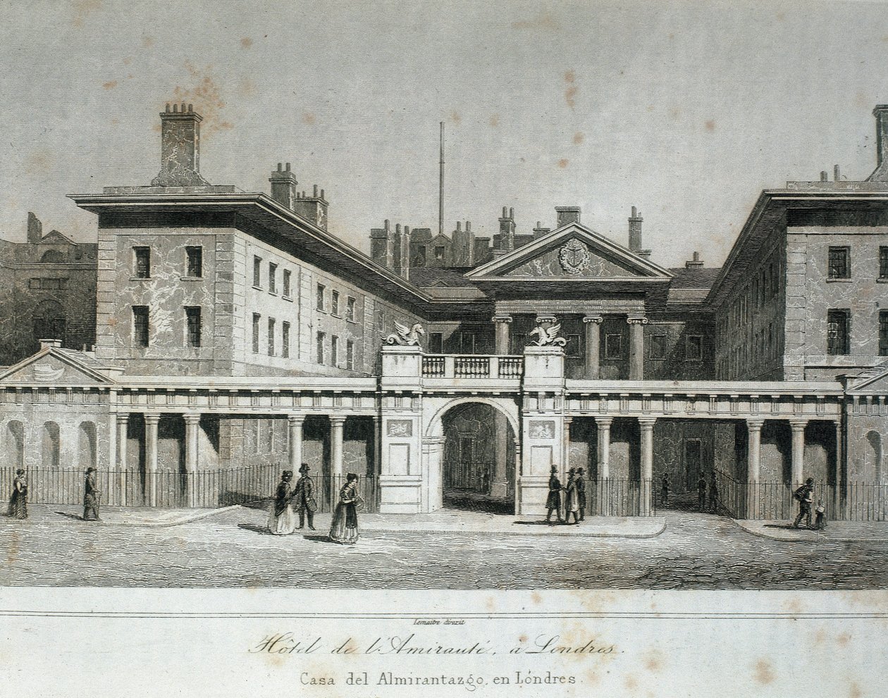 Admiralitetspaladset, London, England, Storbritannien af Lemaitre