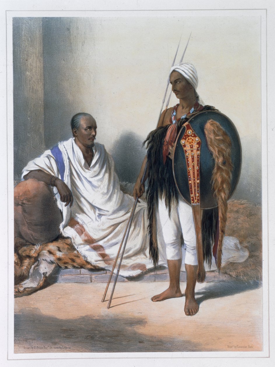 Abessinisk præst og kriger, 1848 af Lemoine