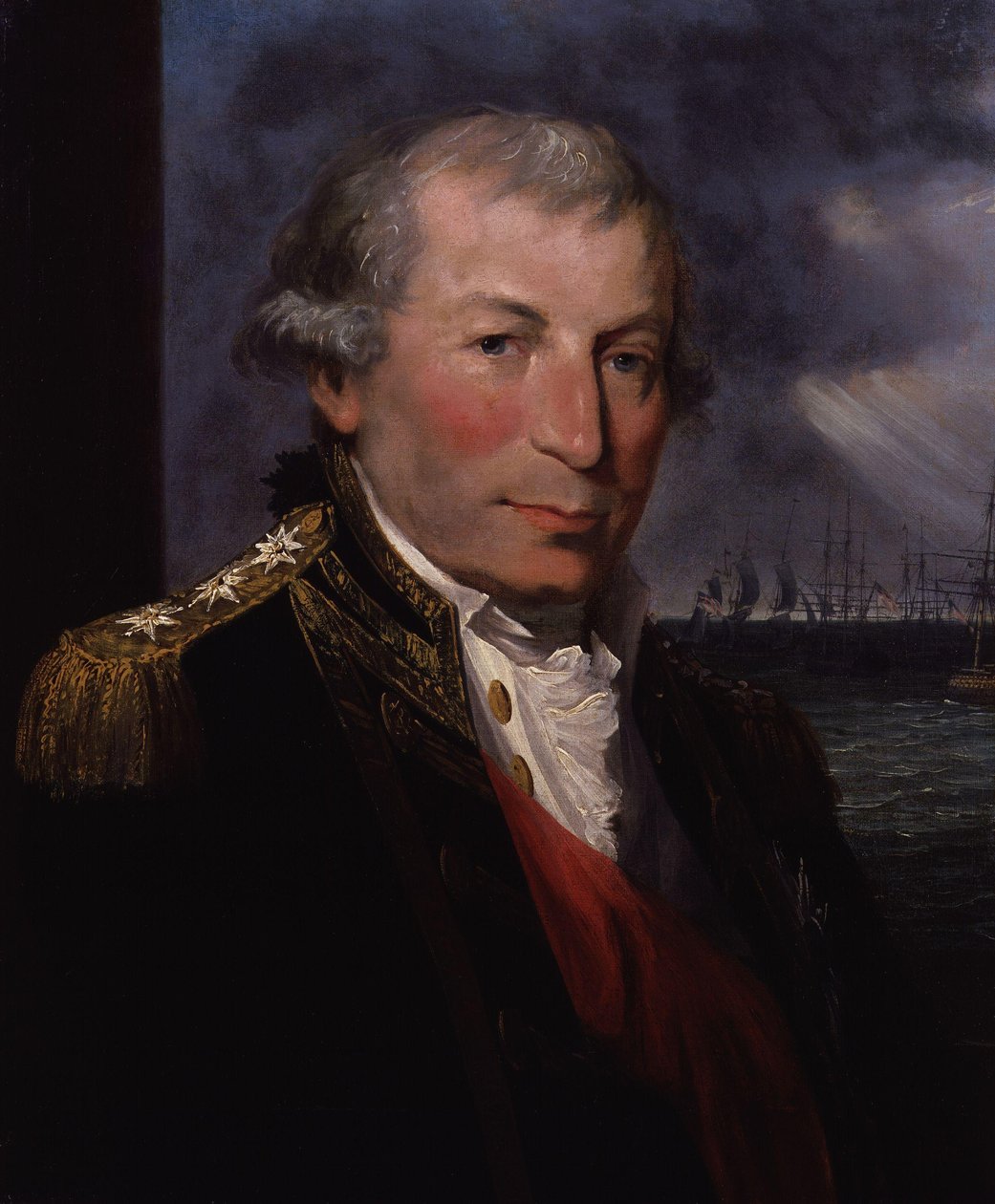 Portræt af John Jervis, ca. 1795 af Lemuel Francis Abbott