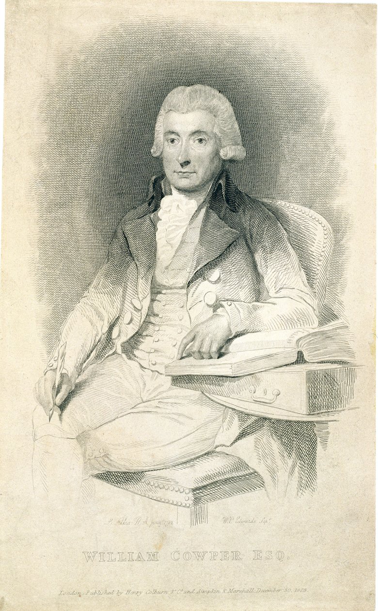 William Cowper (1731-1800), graveret af W.C. Edwards, 1823 af Lemuel Francis Abbott