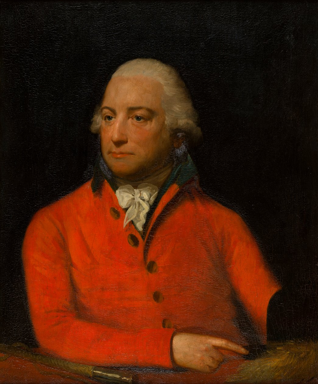 Portræt af George Forester af Willey, Shropshire, ca. 1780-1802 (olie på lærred) af Lemuel Francis (after) Abbott