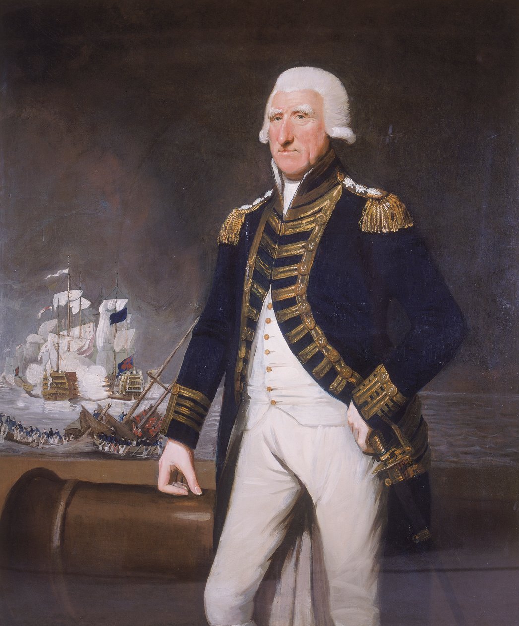 Samuel, First Viscount Hood, c1794 af Lemuel Francis Abbot