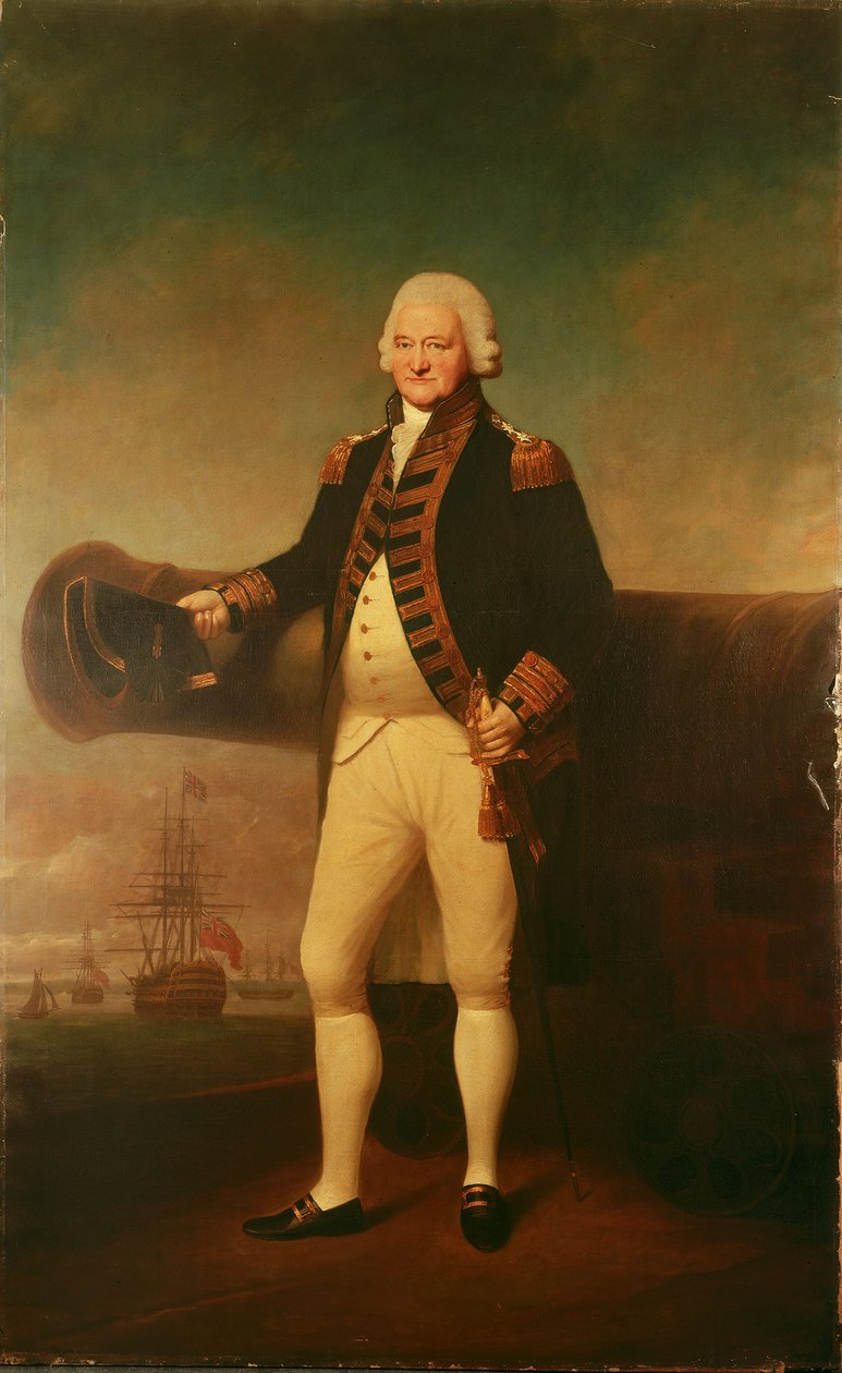 Admiral Sir Peter Parker (1721-1811), ca. 1799 (olie på lærred) af Lemuel Francis Abbott