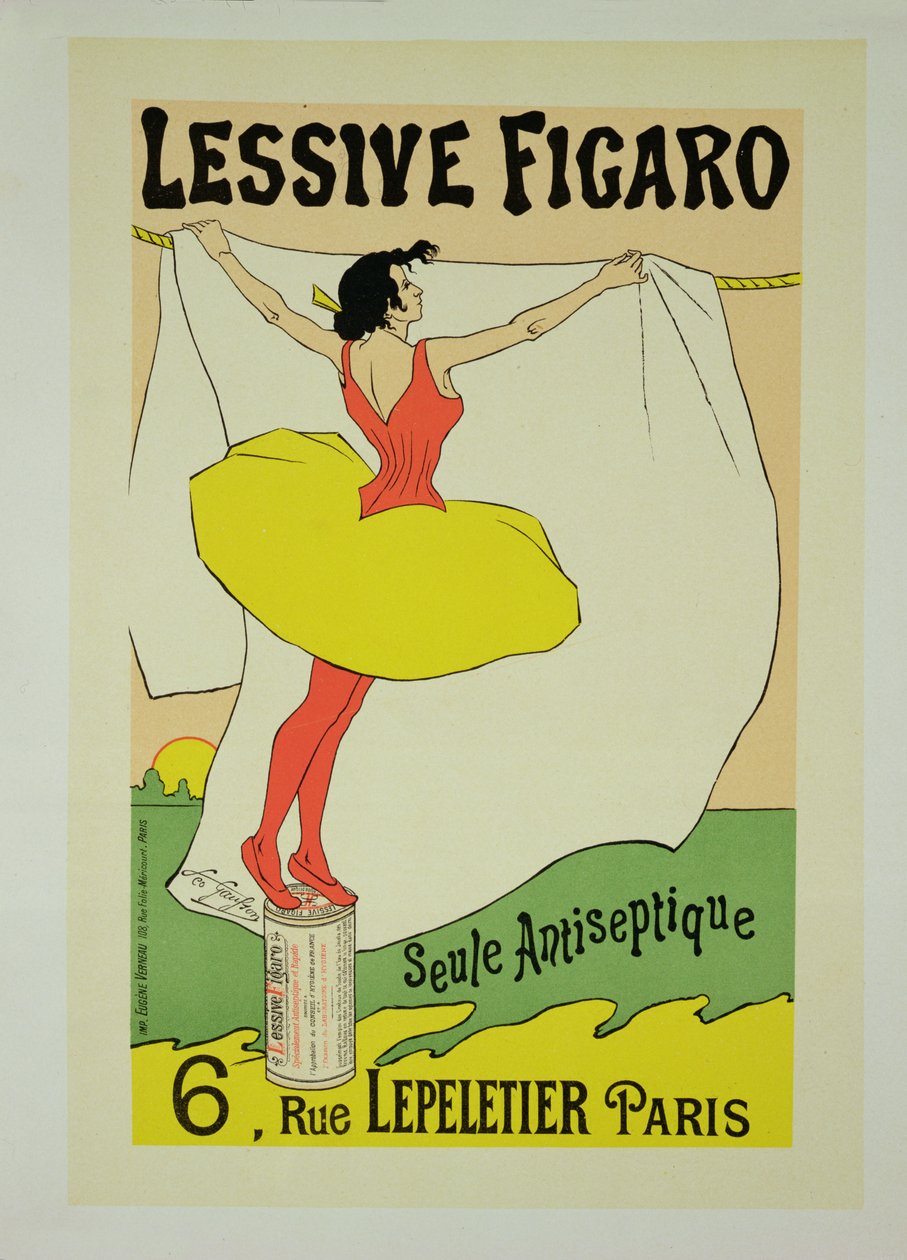 Gengivelse af en plakat med reklamer 