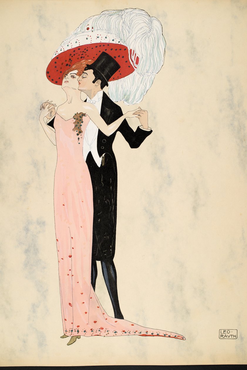 Ball Whisperer, 1911 (pochoir print) af Leo Rauth