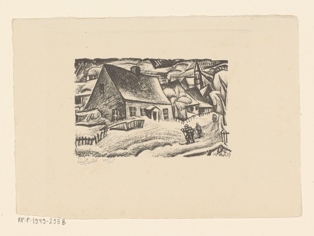 Altenberg (Ertsgebergte) (original titel på objektet) af Leo Gestel (signed by artist)
