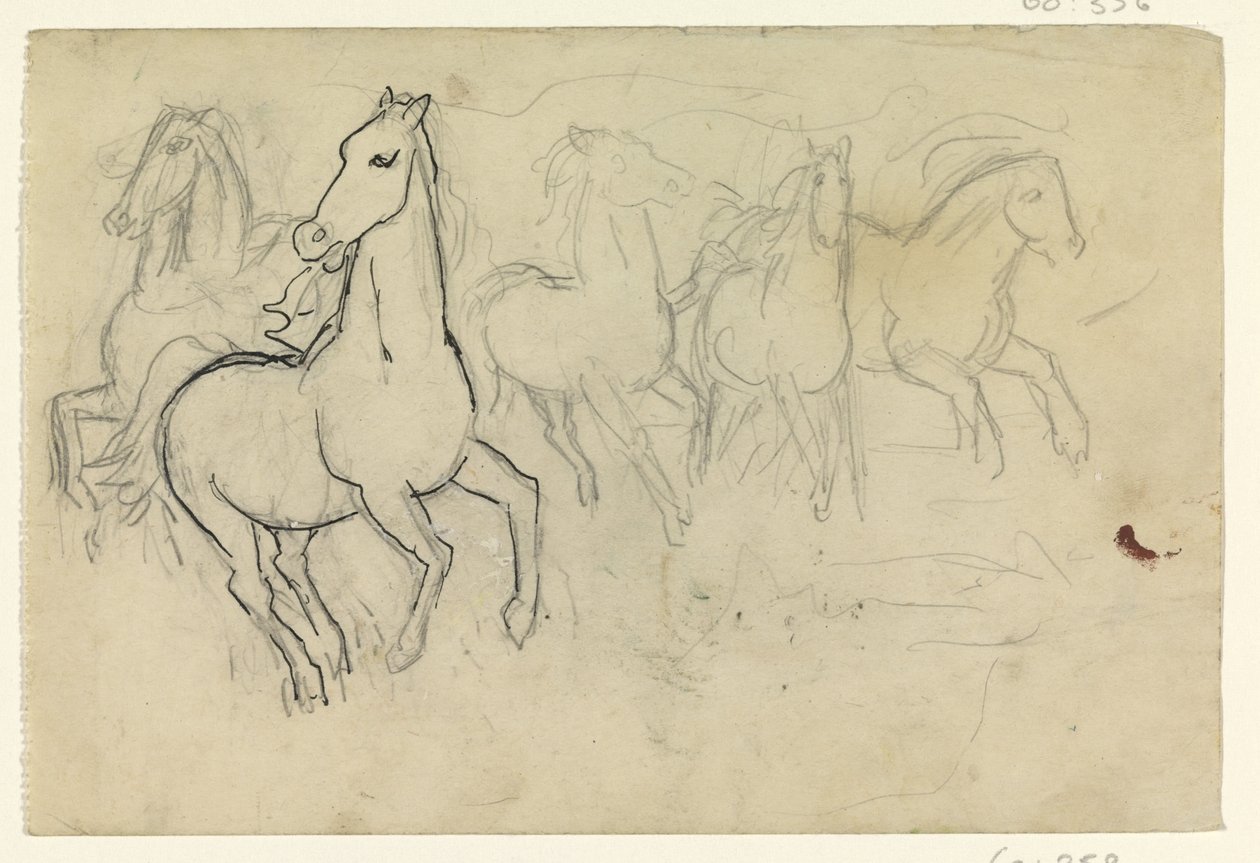 Galoperende heste af Leo Gestel