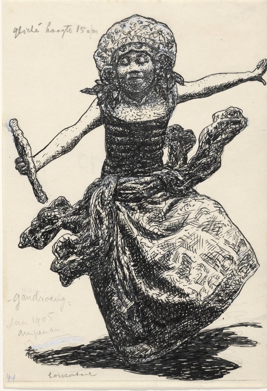 Gandrung danseres i Ampenan af Leo Gestel