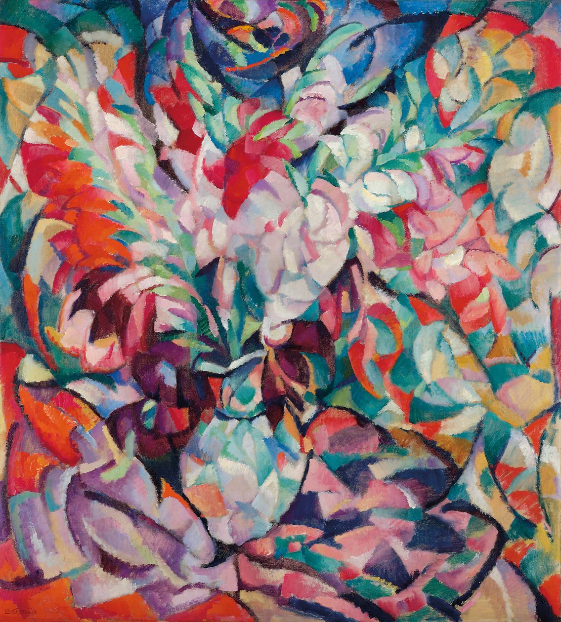 gladiolus af Leo Gestel