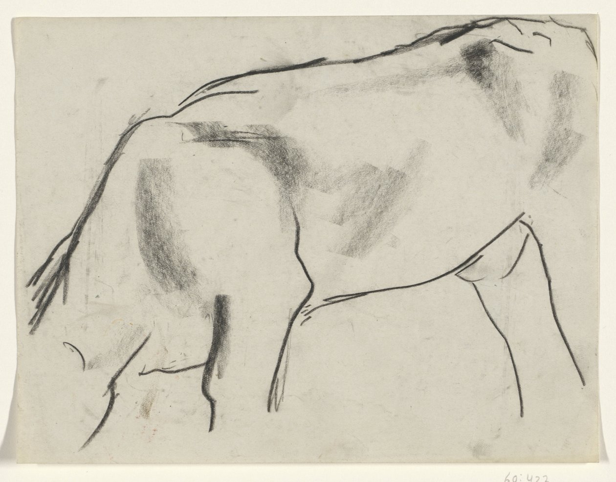 Græsende ko af Leo Gestel