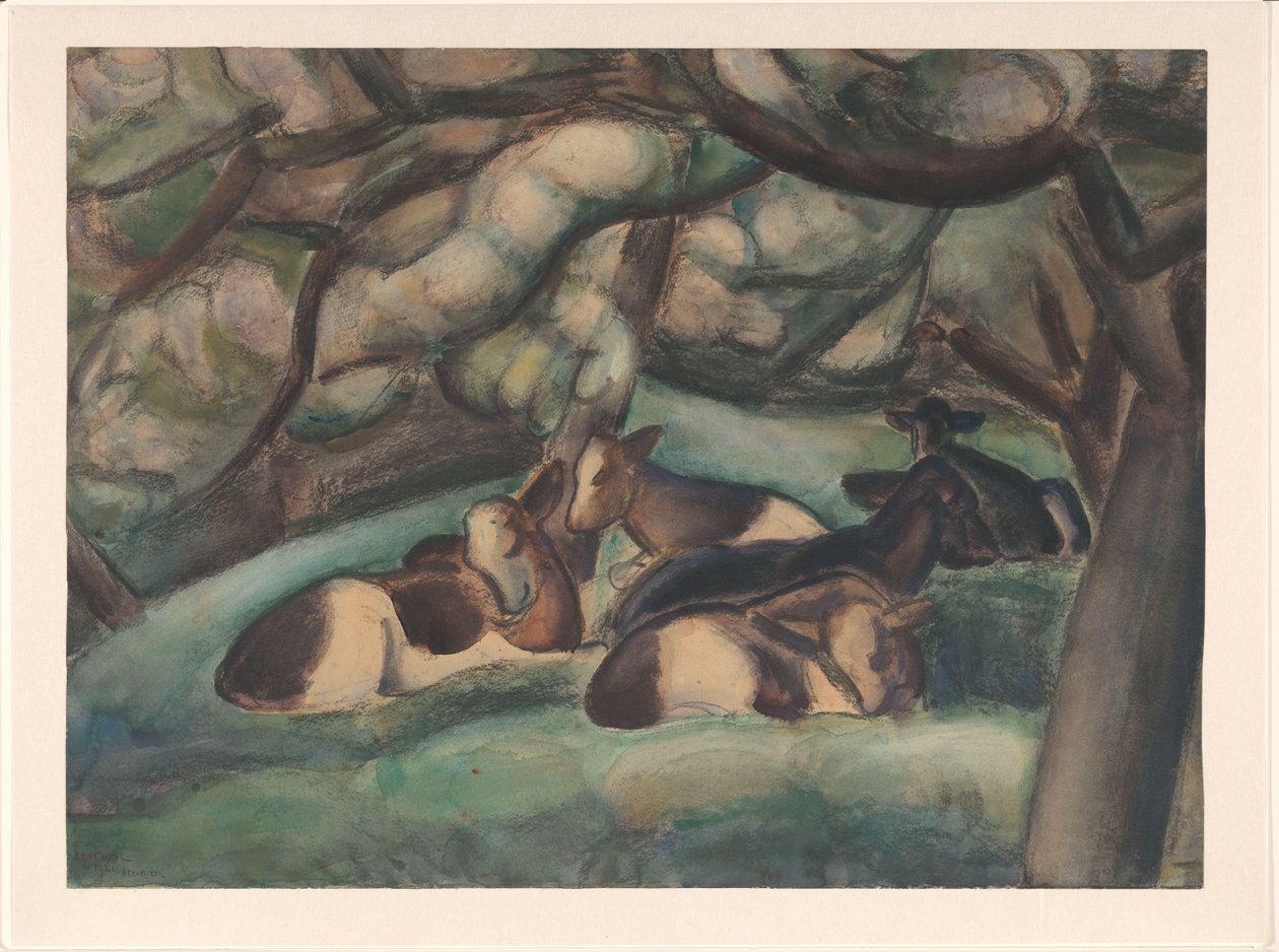Køer i Beemster af Leo Gestel