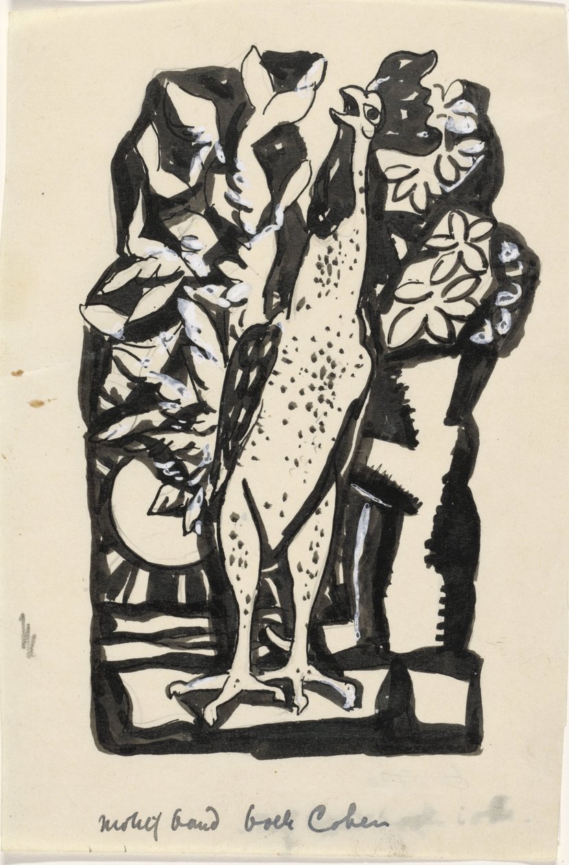 galende hane af Leo Gestel