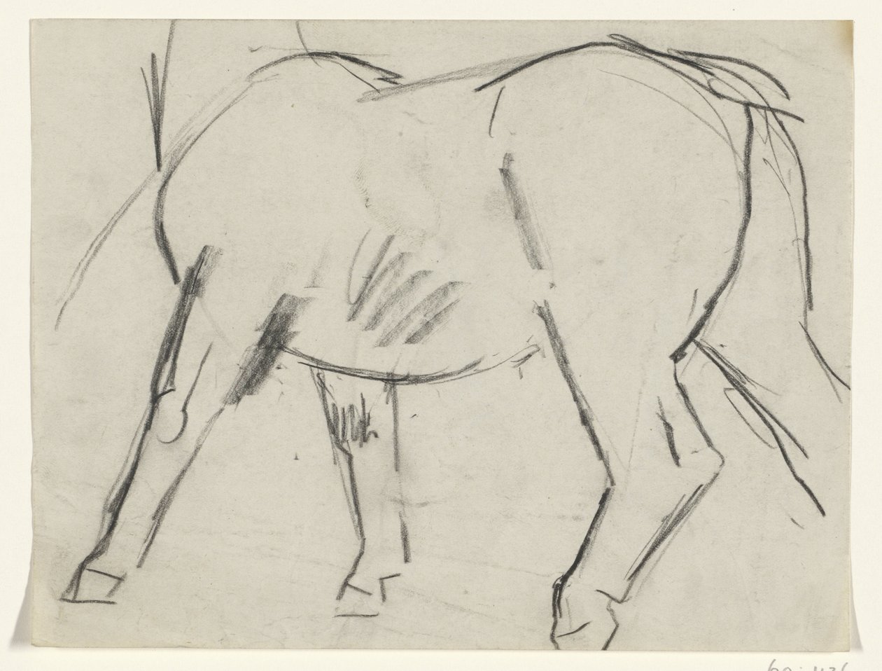 Krop af en hest af Leo Gestel