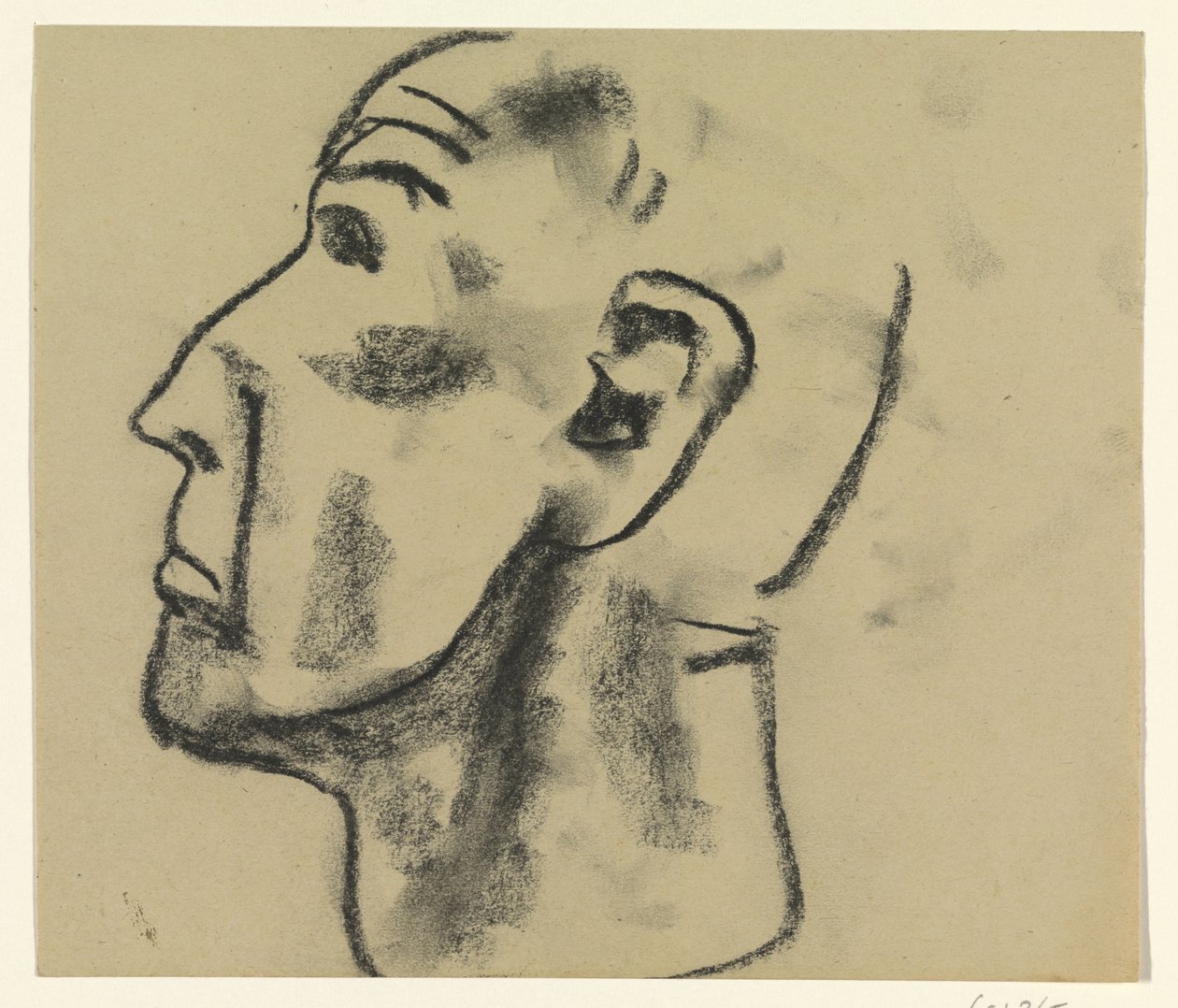 mandligt hoved af Leo Gestel