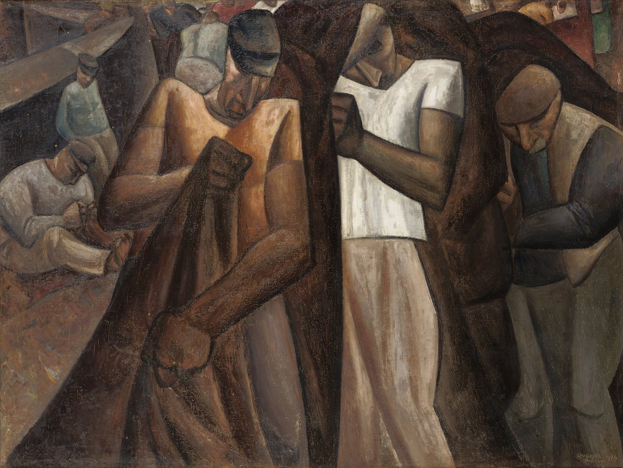 Nettendragers, ca. 1924 (olie på lærred) af Leo Gestel