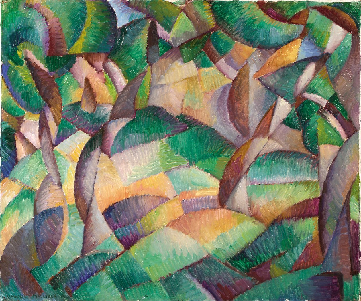 Olivenlund, Mallorca af Leo Gestel