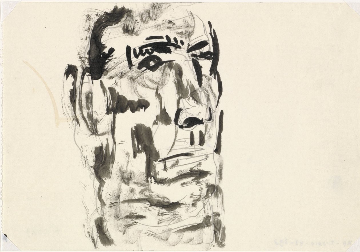 Portræt af mennesker Uden titel af Leo Gestel