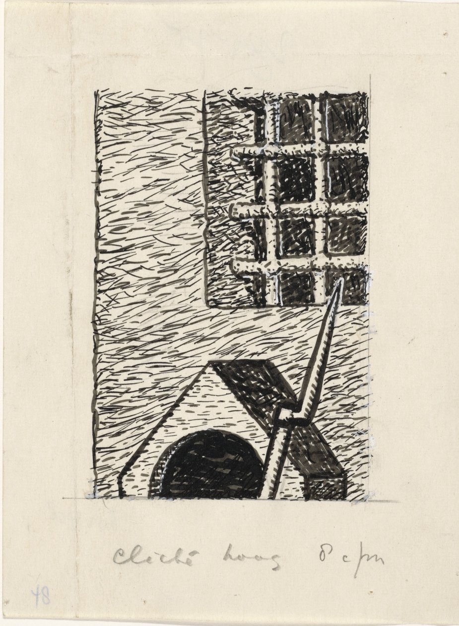 Vindue med sprosser af Leo Gestel