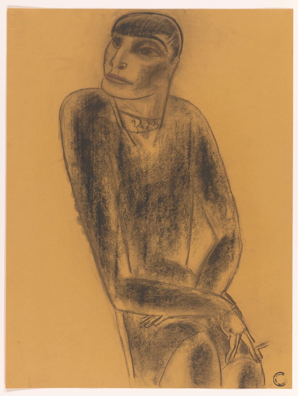 rygende kvinde af Leo Gestel