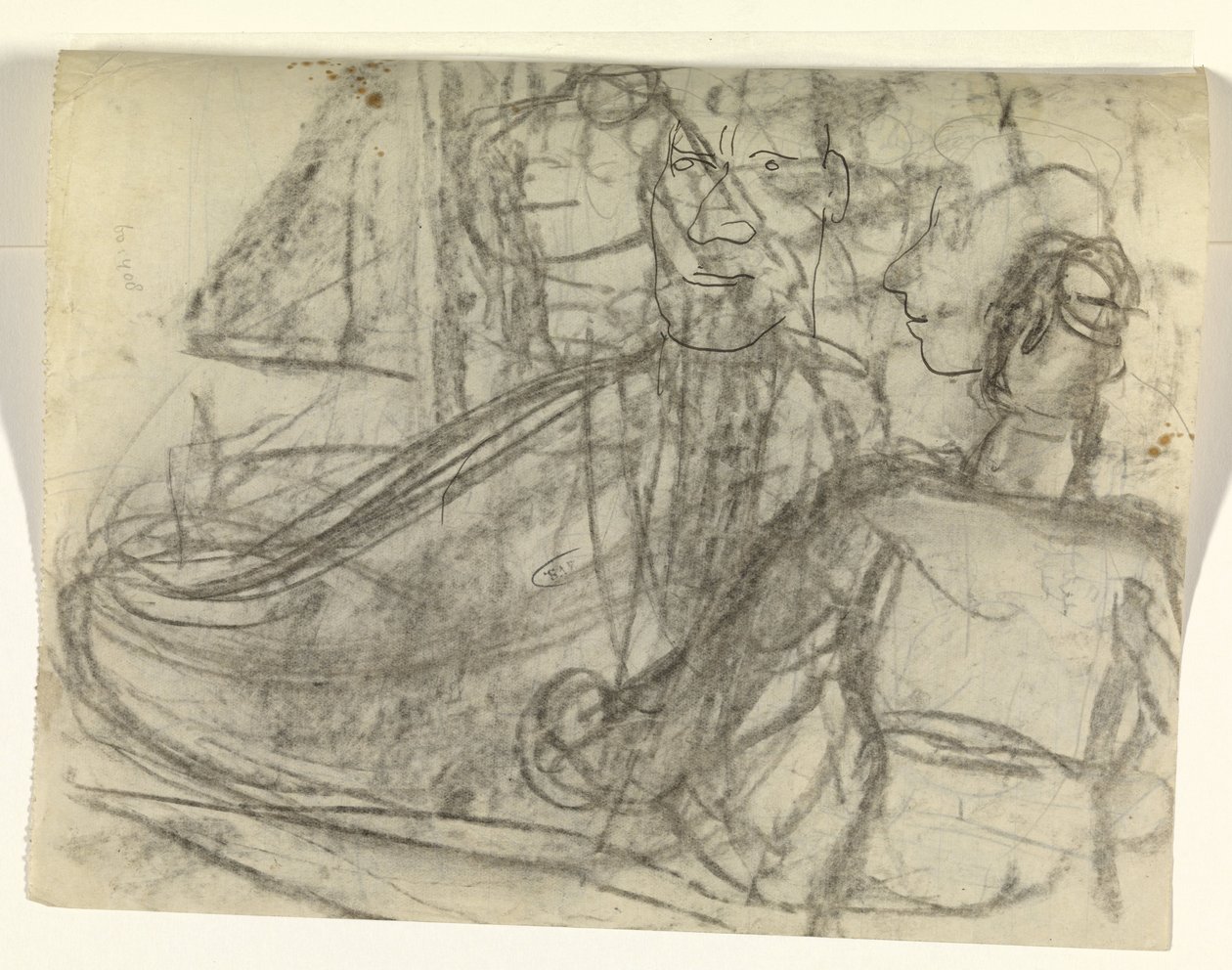 Skib og figurer af Leo Gestel