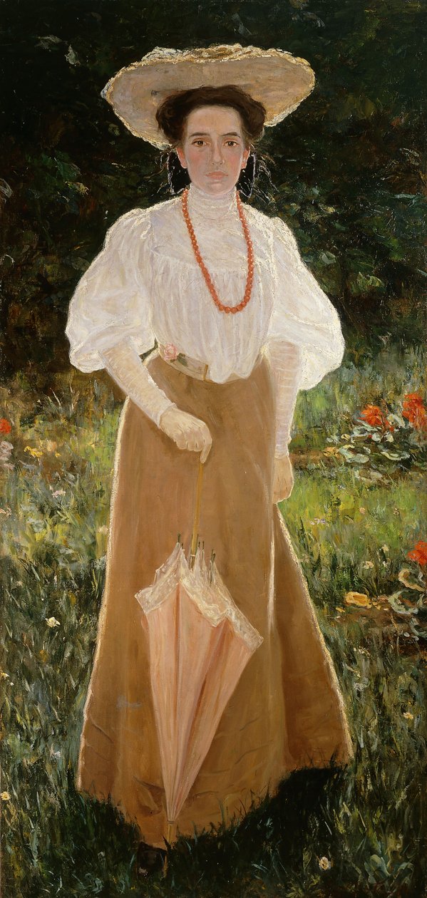 Stående Kvinde; Kvinde stående af Leo Gestel