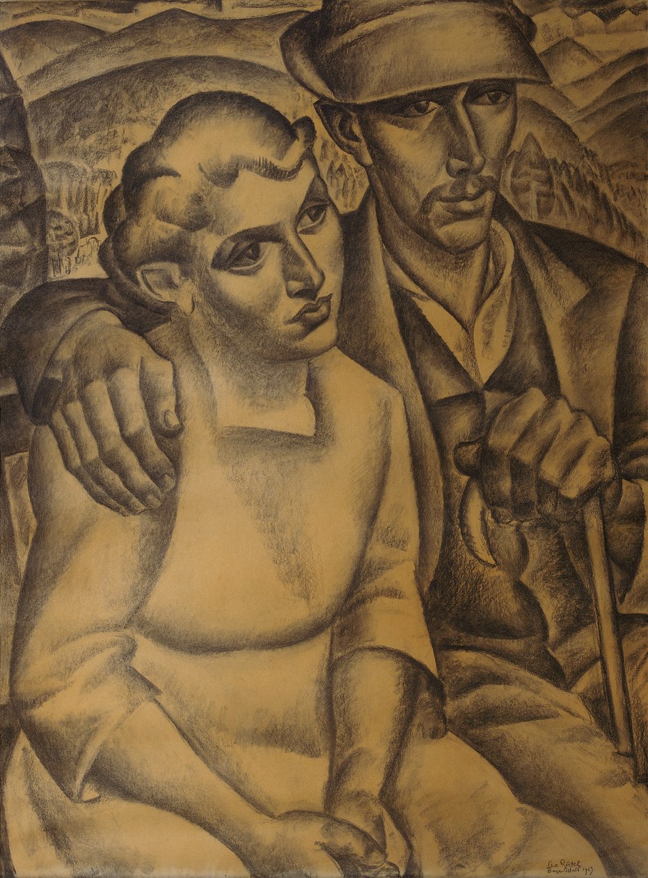 De forlovede i Bayerns skov af Leo Gestel