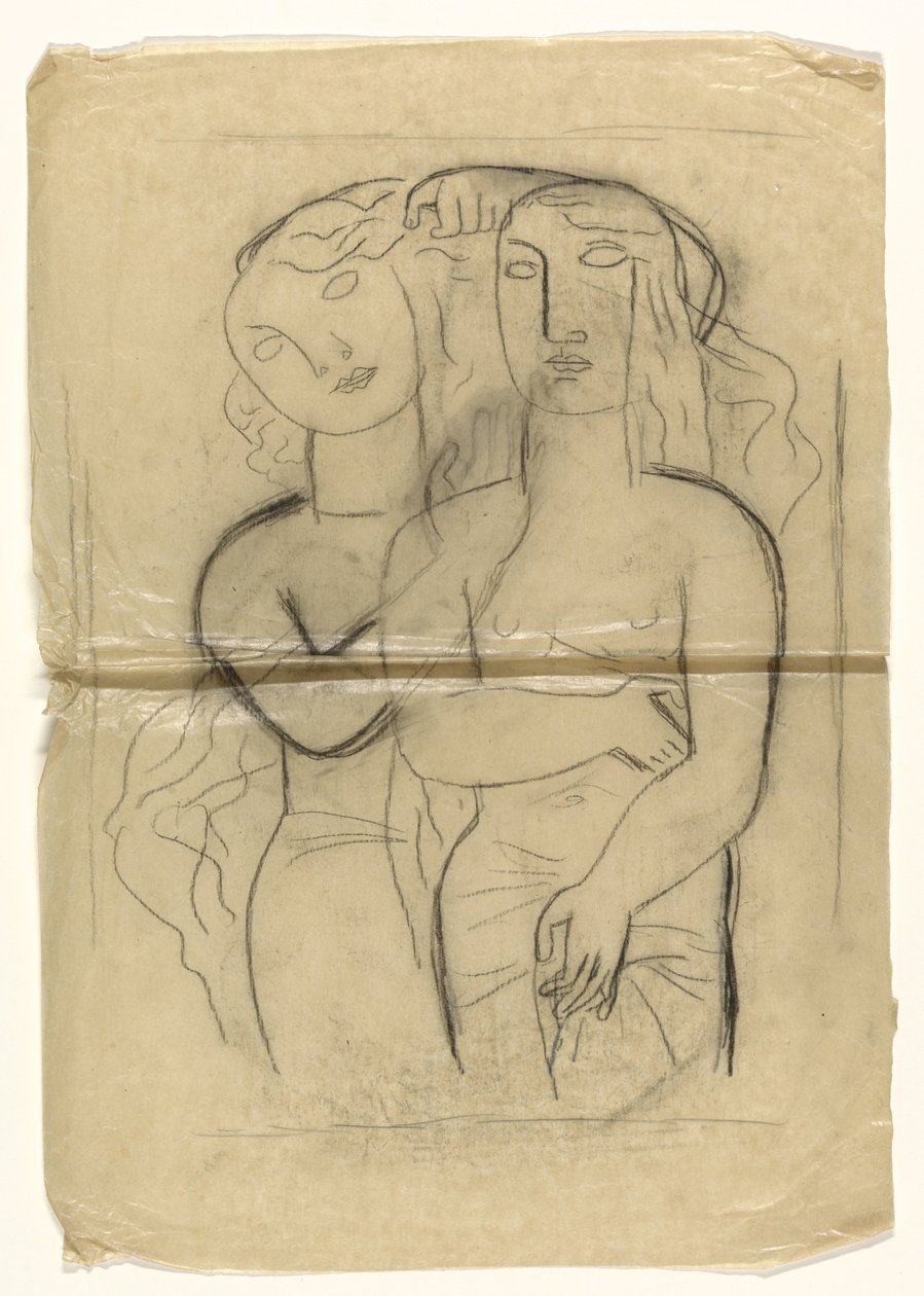 To stående kvinder af Leo Gestel