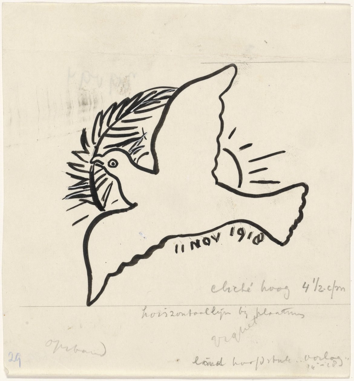 fredsdue af Leo Gestel