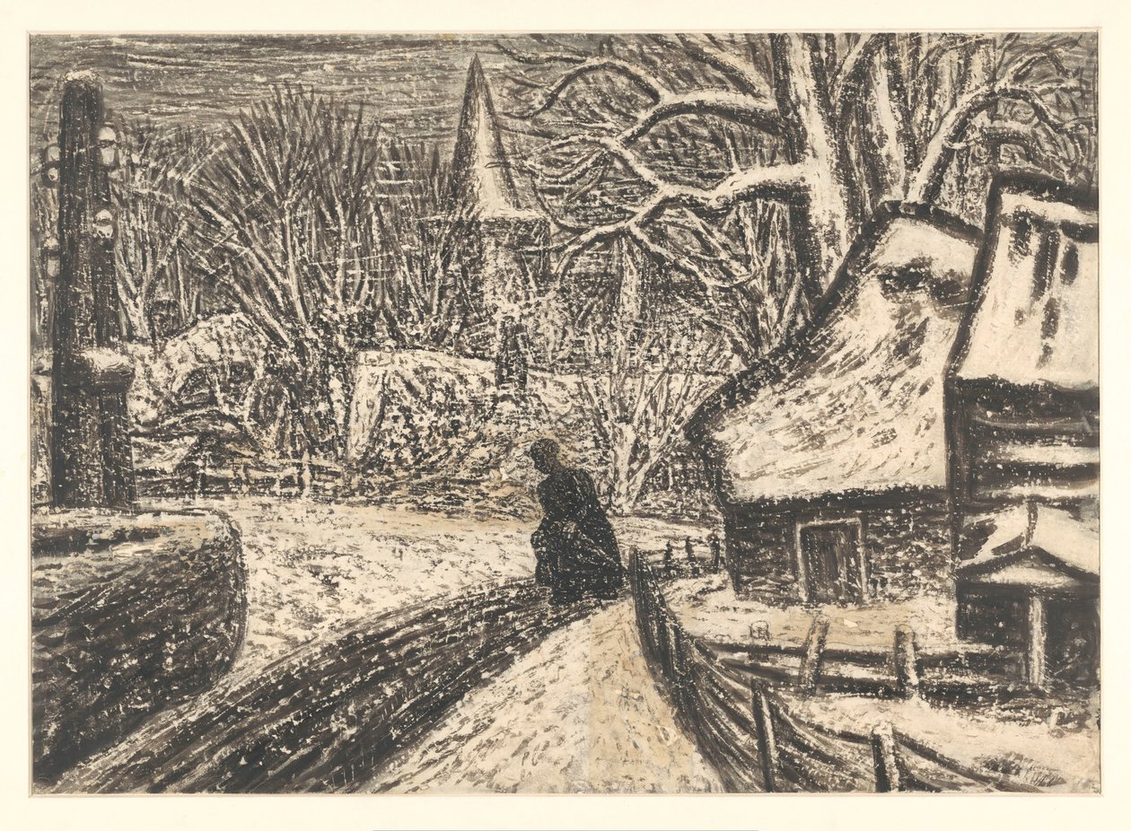 Vinter i Blaricum af Leo Gestel