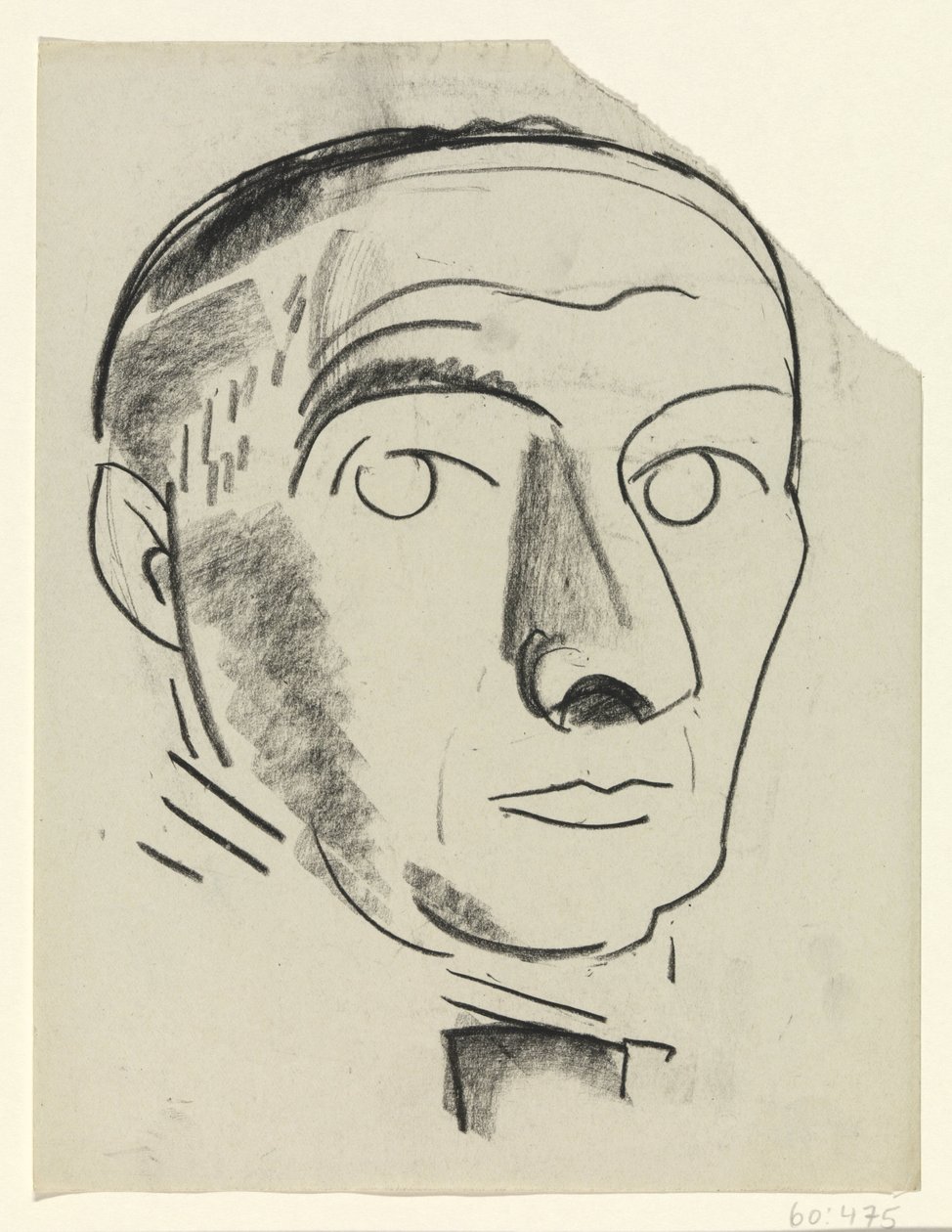 Selvportræt af Leo Gestel