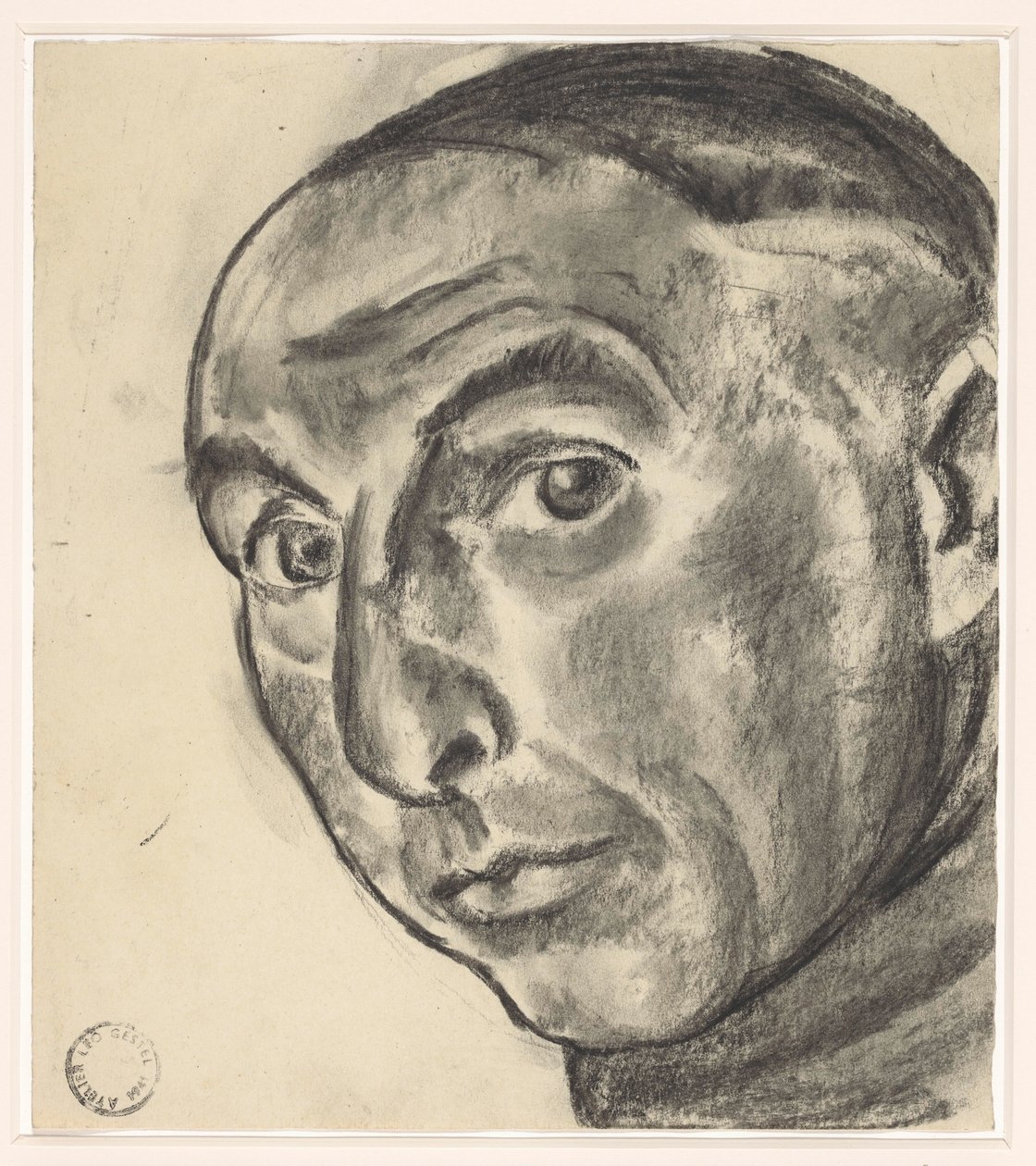 Selvportræt af Leo Gestel