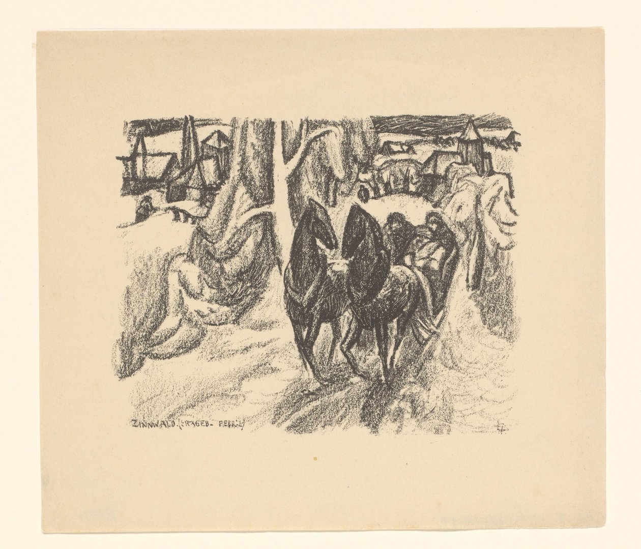 Zinnwald (Ertsgebergte) (original titel på objektet) af Leo Gestel