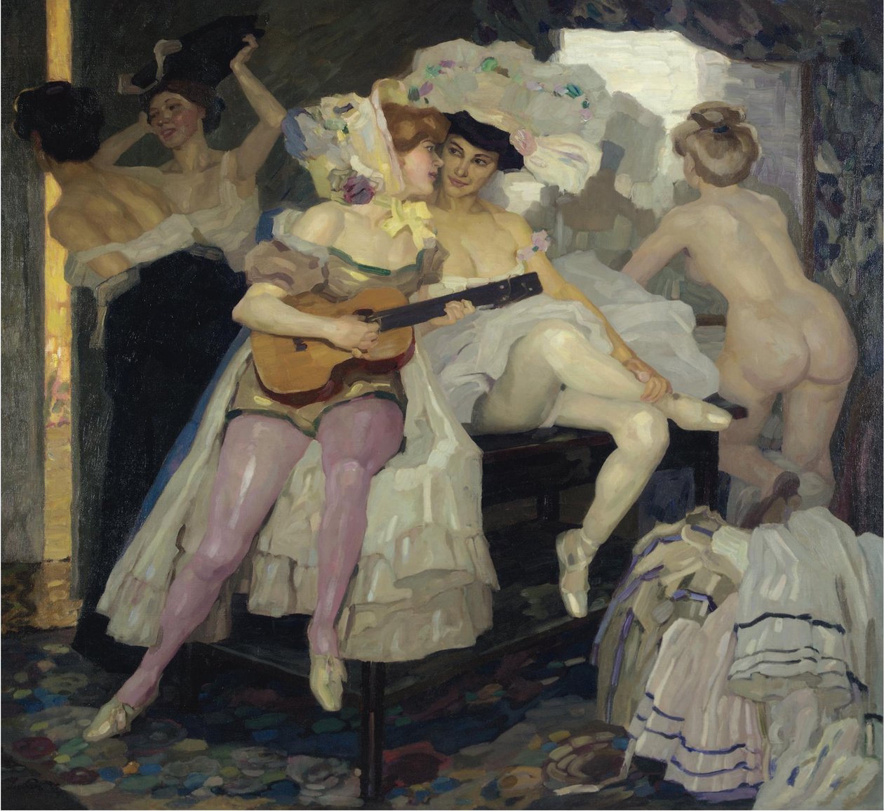 Bag kulisserne, 1905 af Leo Putz