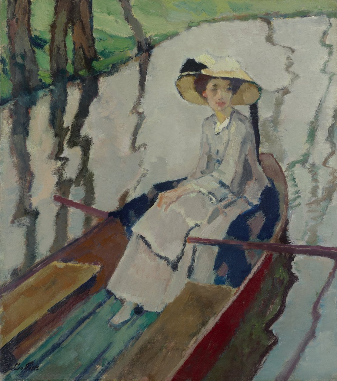 Grå efterårsdag af Leo Putz