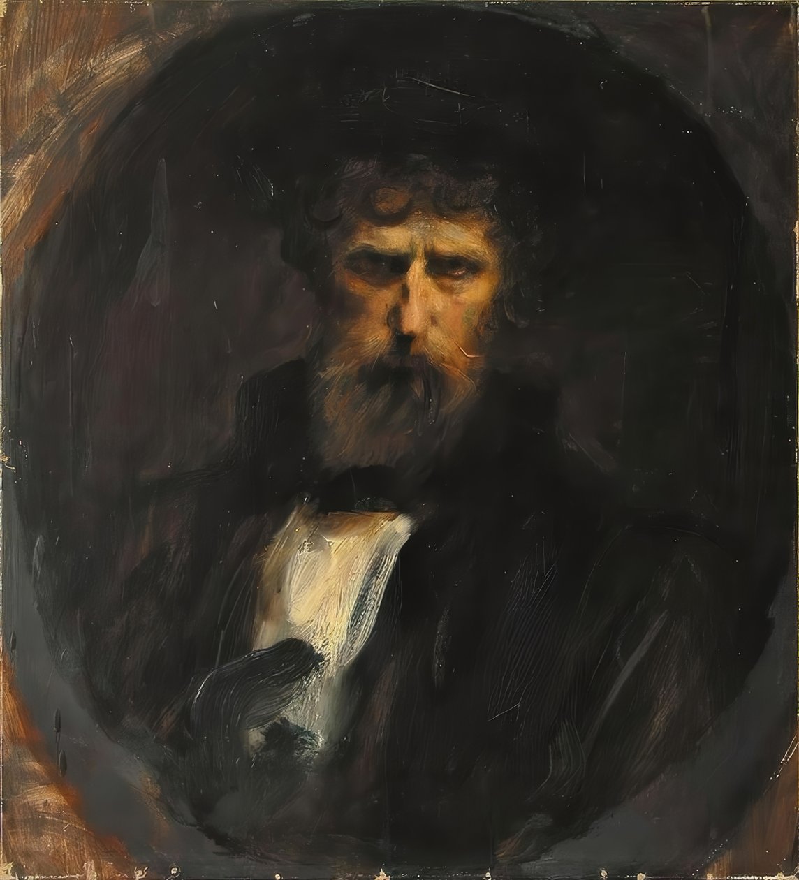 selvportræt af Leo Samberger