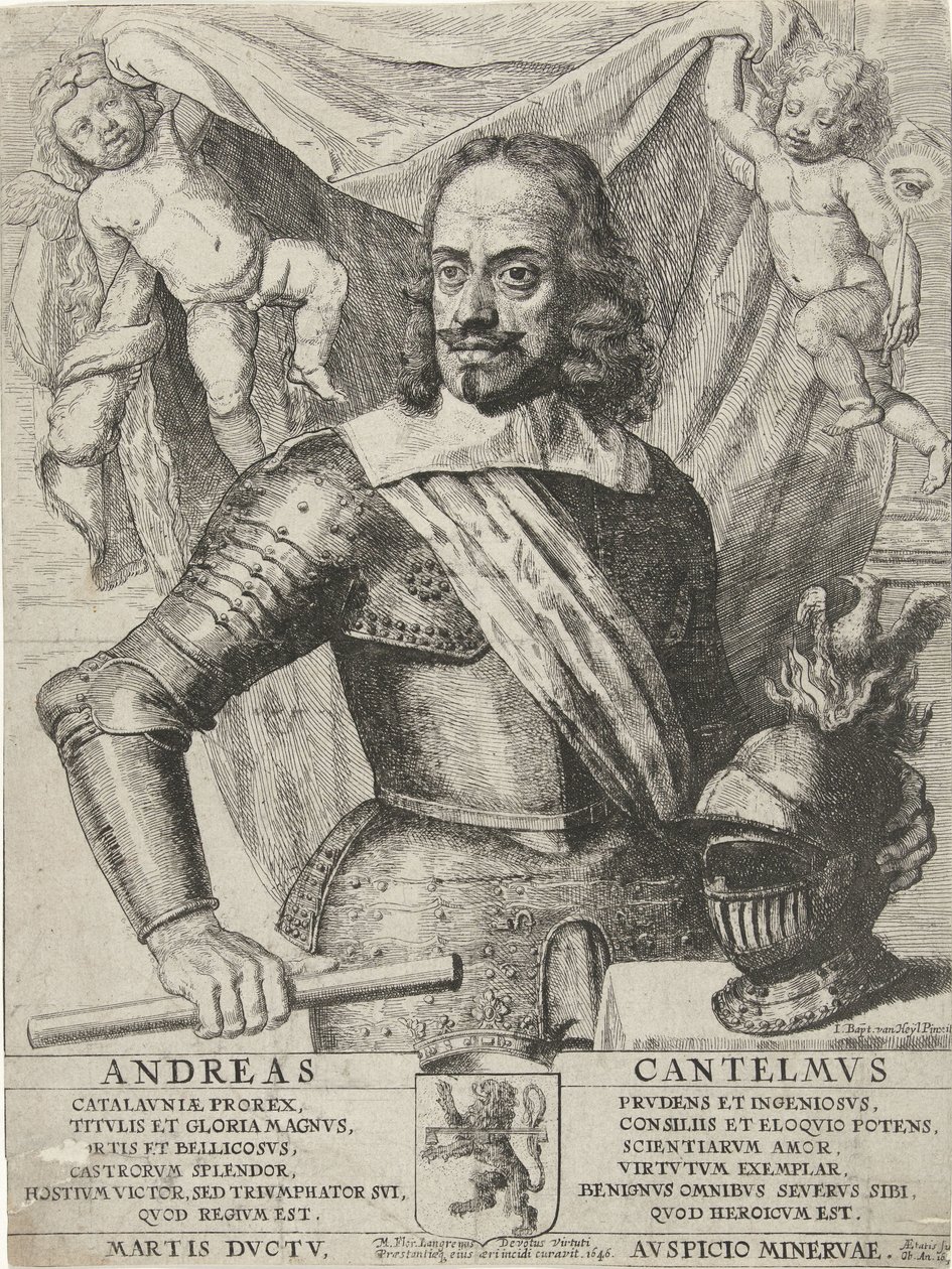 Portret af Don Andrea Cantelmo af Leo van Heil