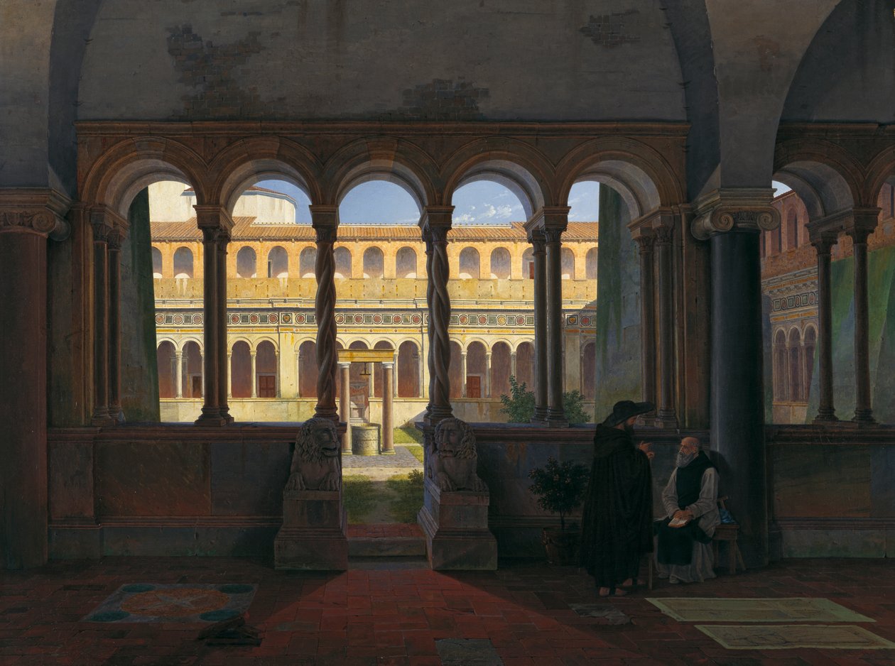 Klosteret San Giovanni in Laterano i Rom af Leo von Klenze