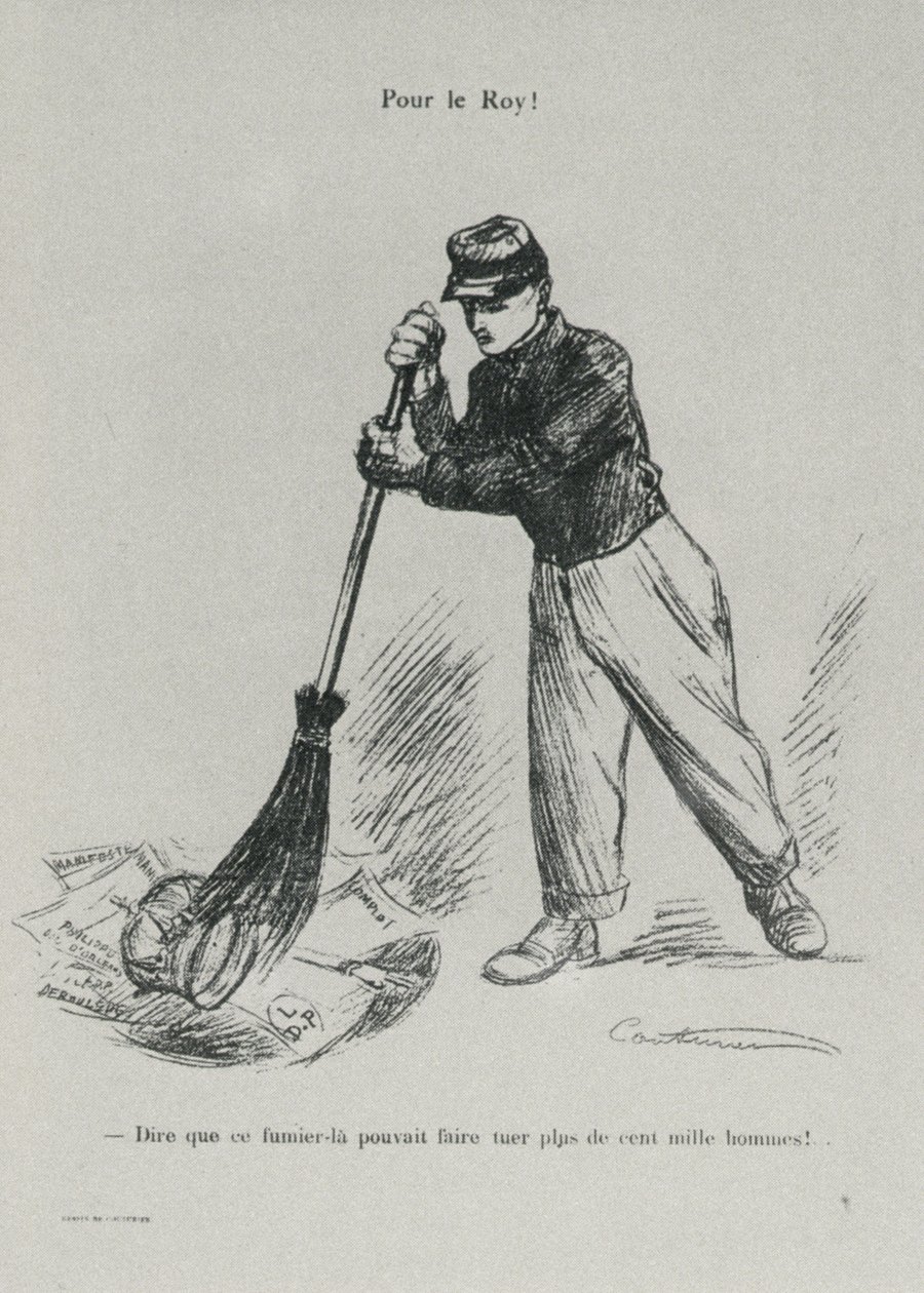 For kongen!, 1899 af Leon Antoine Lucien Couturier