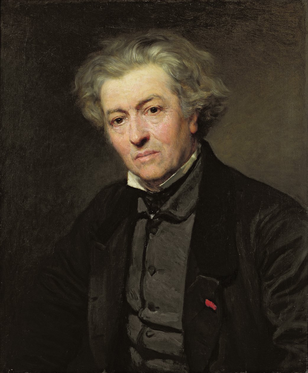 Camille Corot (1796-1875) 1858 af Leon Auguste Adolphe Belly