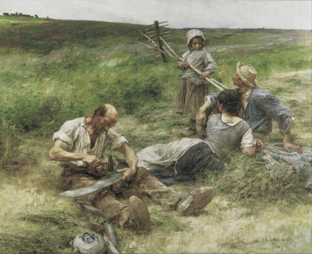 Høfremstilling af Leon Augustin Lhermitte