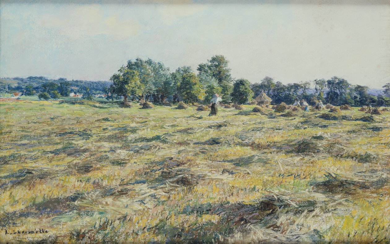 Høslæt, c.1887 af Leon Augustin Lhermitte