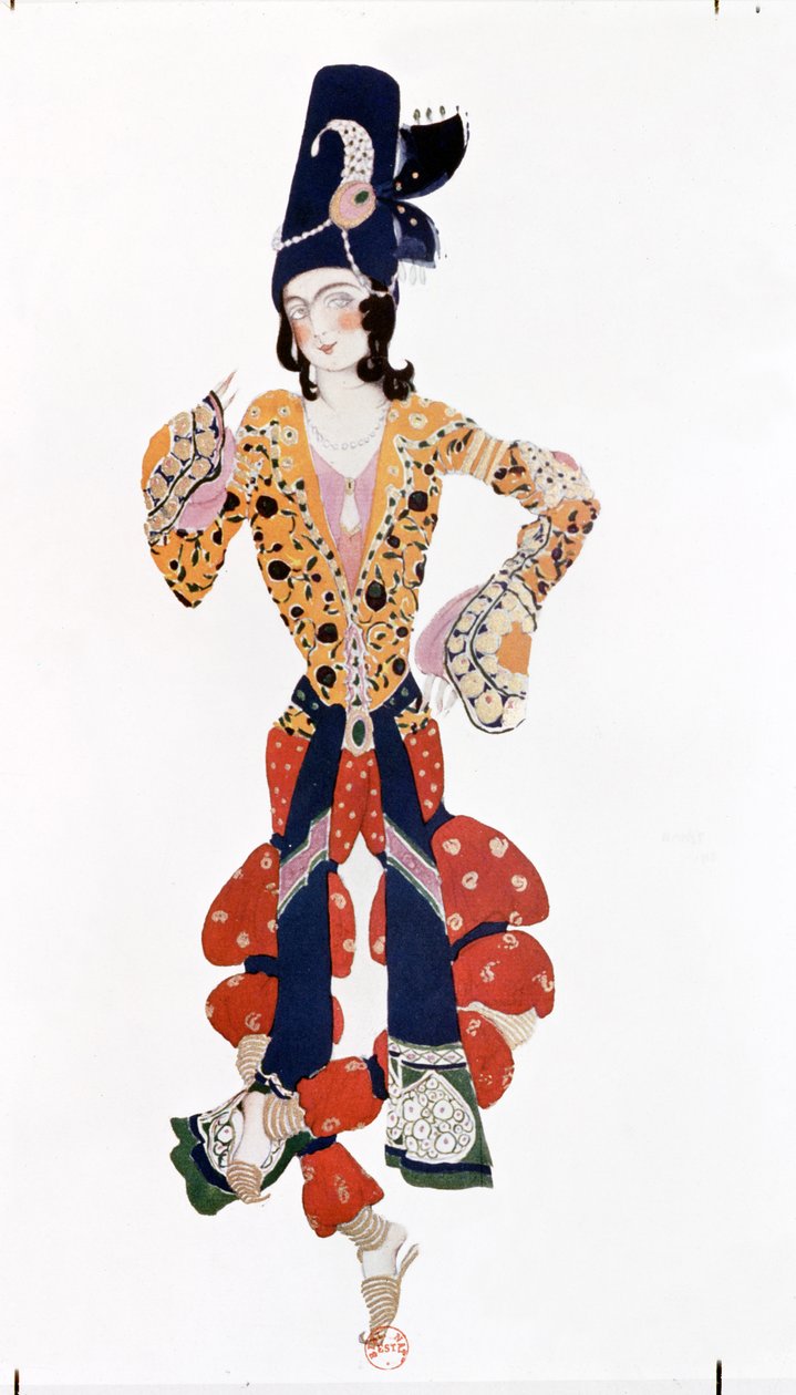 Kostume til Nijinsky (1890-1950) i balletten 